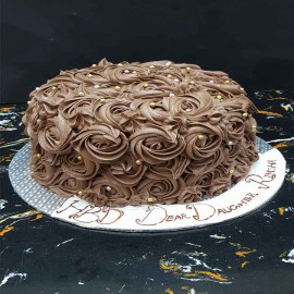 homemade chocolate cake