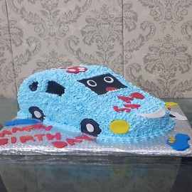 make a birthday car theme cake