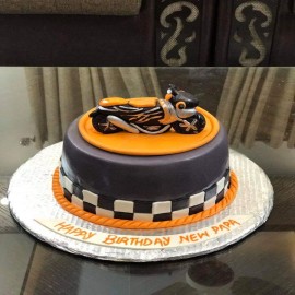 Heavy bike theme cake