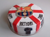 Barcelona Club Cake